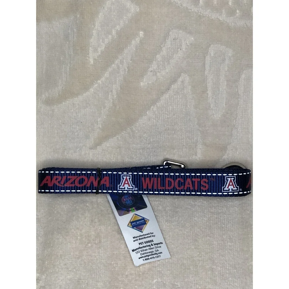 Pup Rally Dog Leash Size M Official NCAA Arizona Wildcats 3/4